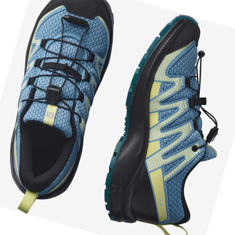 Salomon XA PRO V8 Túracipő Gyerek Kék | 69453-ZWXN