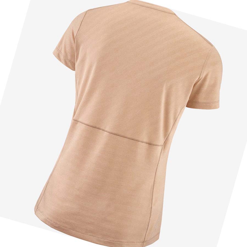 Salomon XA TEE W Póló Női Rózsaszín | 67312-SAHK