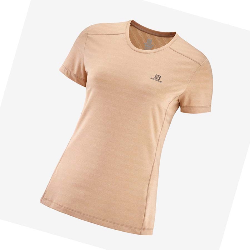 Salomon XA TEE W Póló Női Rózsaszín | 67312-SAHK