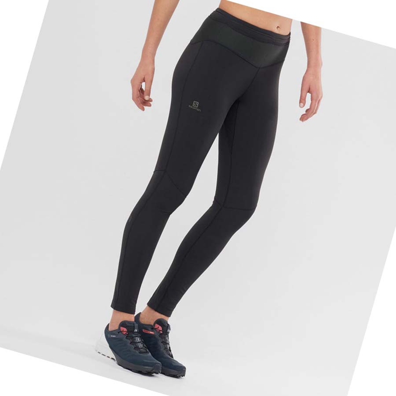 Salomon XA WARM Nadrág Női Fekete | 61342-ZCTW