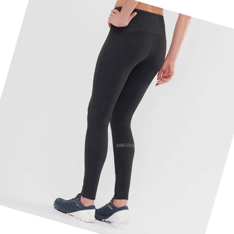 Salomon XA WARM Nadrág Női Fekete | 61342-ZCTW