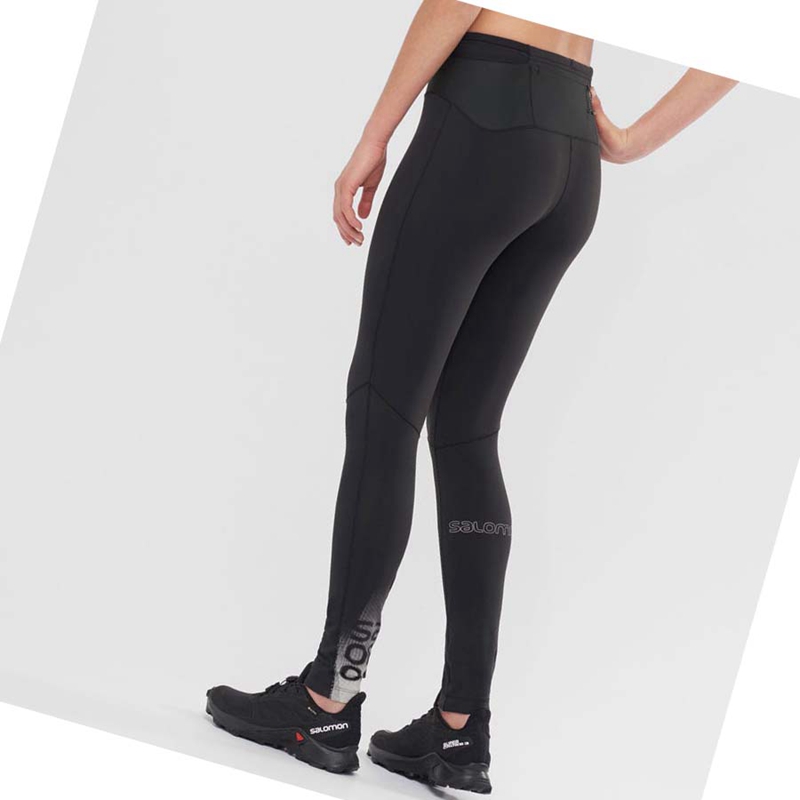 Salomon XA WARM Nadrág Női Fekete | 69027-OTDJ