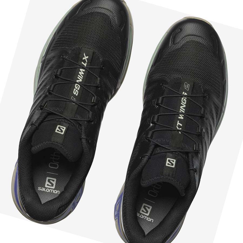 Salomon XT-WINGS 2 Tornacipő Férfi Fekete Kék | 23854-EQVK