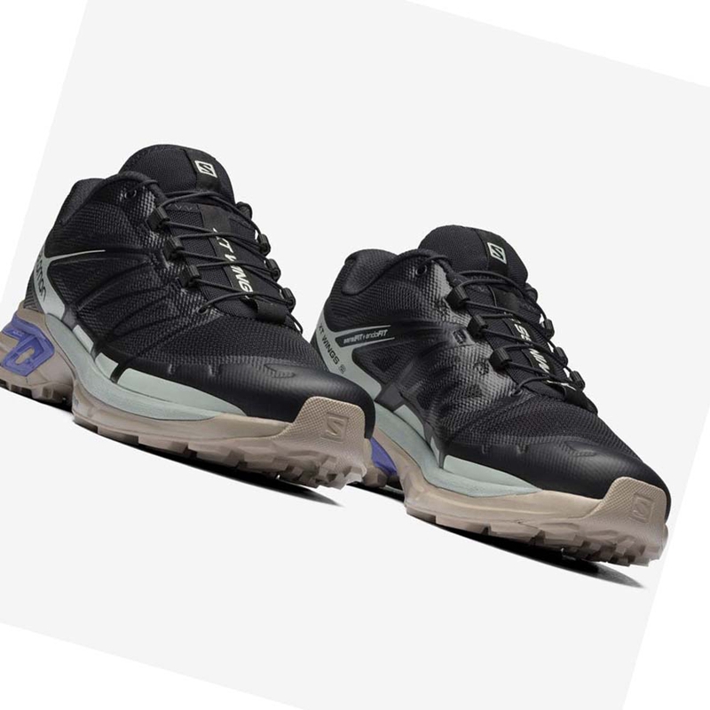 Salomon XT-WINGS 2 Tornacipő Női Fekete Kék | 02648-KOSH
