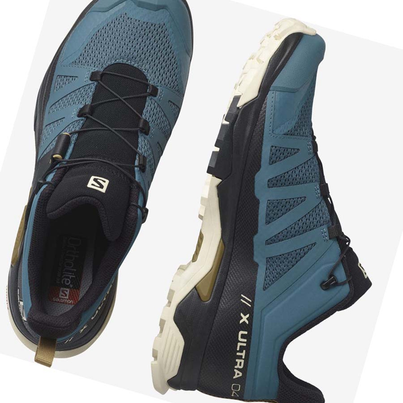 Salomon X ULTRA 4 Túracipő Férfi Aqua | 19328-LSXZ