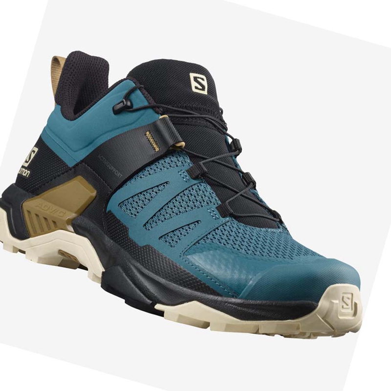 Salomon X ULTRA 4 Túracipő Férfi Aqua | 19328-LSXZ