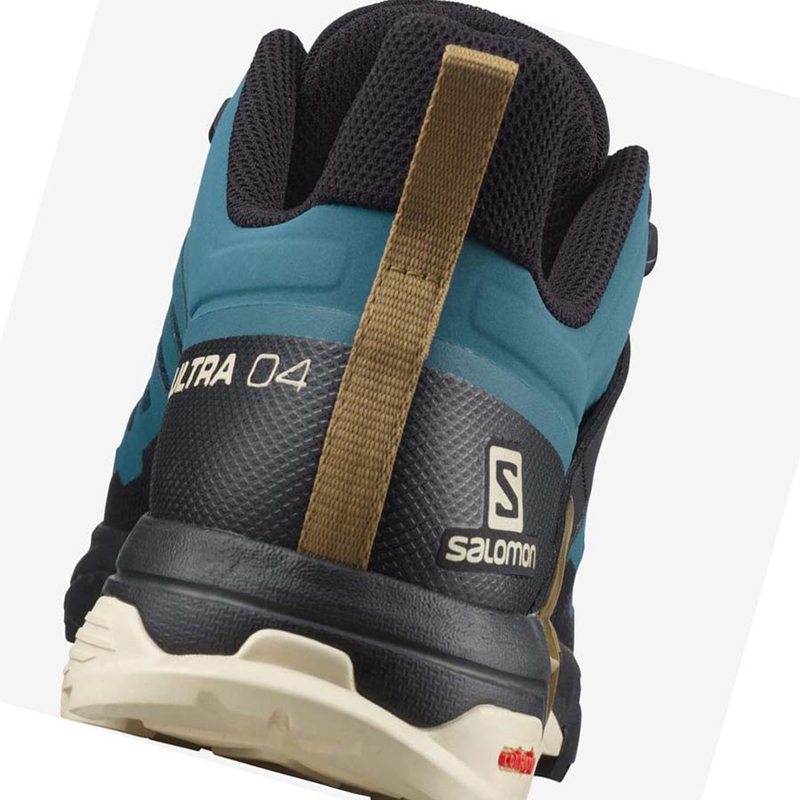 Salomon X ULTRA 4 Túracipő Férfi Aqua | 19328-LSXZ