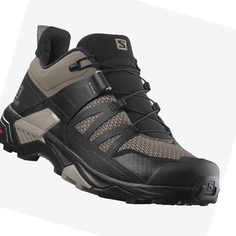 Salomon X ULTRA 4 Túracipő Férfi Fekete | 41502-LGBF
