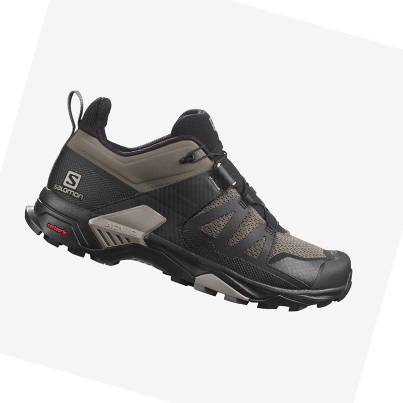 Salomon X ULTRA 4 Túracipő Férfi Fekete | 41502-LGBF