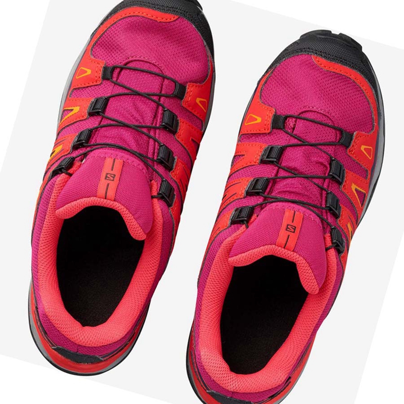 Salomon X-ULTRA MID GORE-TEX Túracipő Gyerek Piros | 01378-JPUO