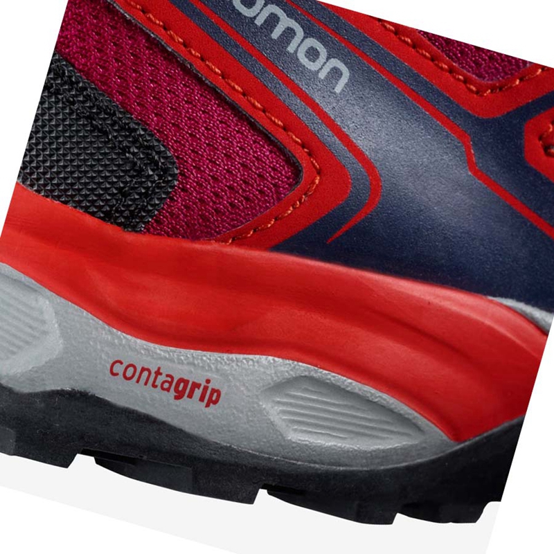 Salomon X-ULTRA MID GORE-TEX Túracipő Gyerek Piros | 01378-JPUO