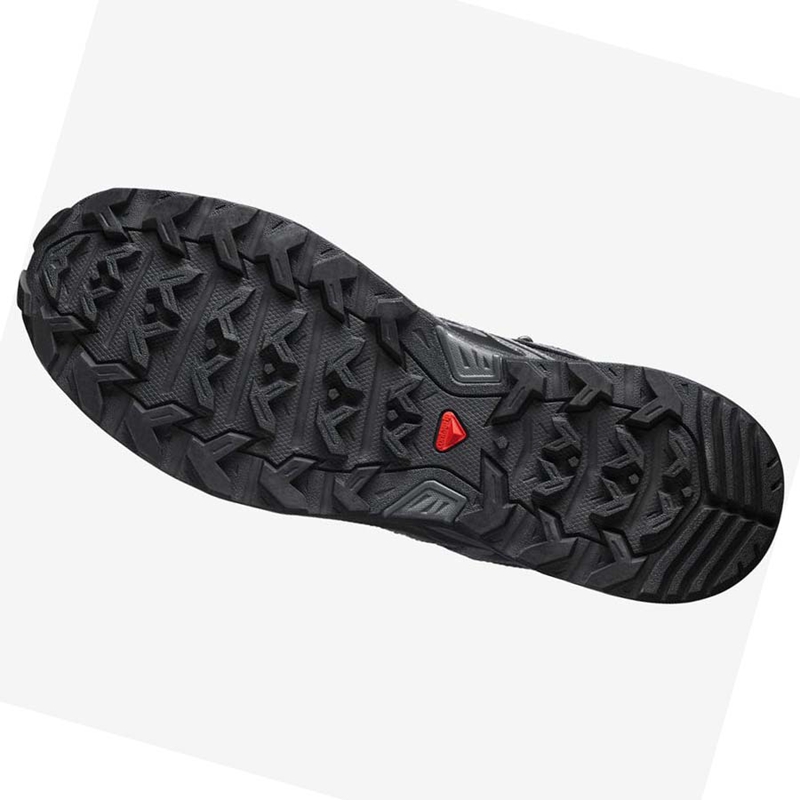 Salomon X ULTRA PIONEER MID CLIMASALOMON™ WATERPROOF Túracipő Férfi Szürke Fekete | 42673-HXIT