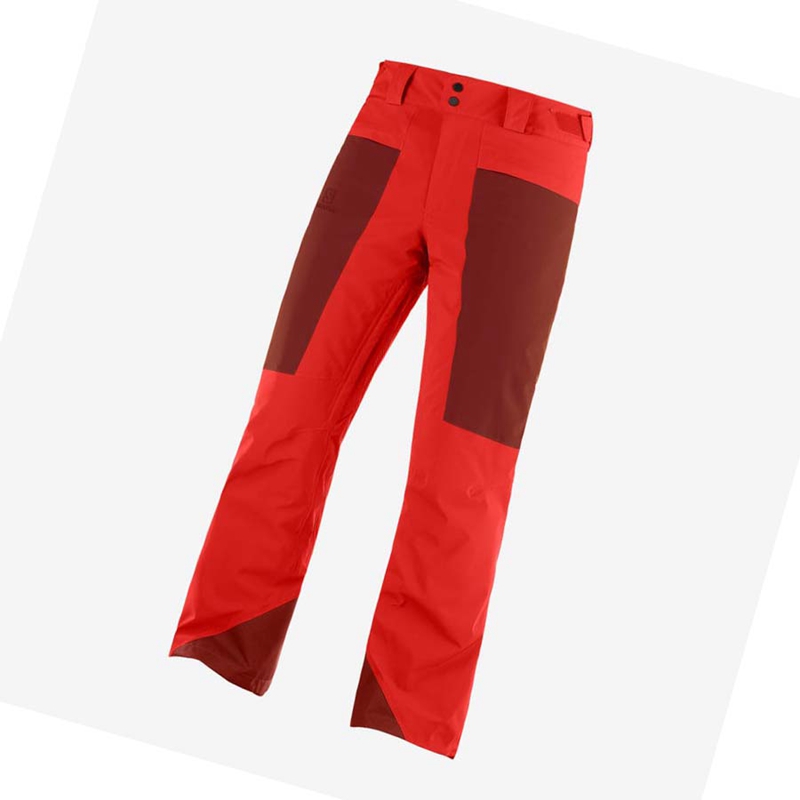 Salomon BRILLIANT Sínadrág Férfi Piros | 73956-XTIU