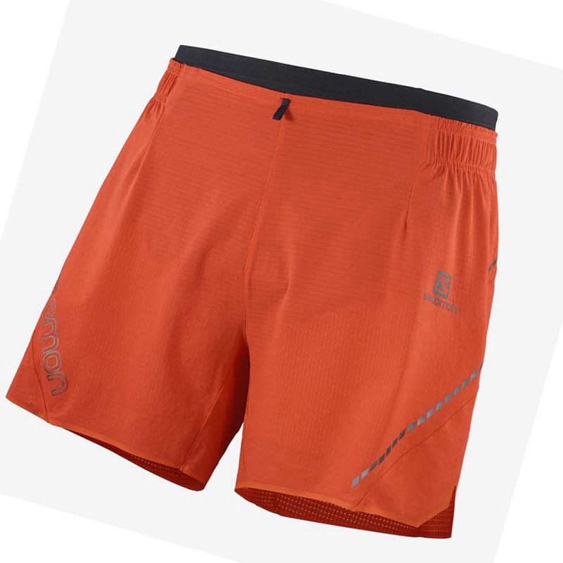 Salomon SENSE AERO 5'' Rövidnadrág Férfi Narancssárga | 49270-RHQS