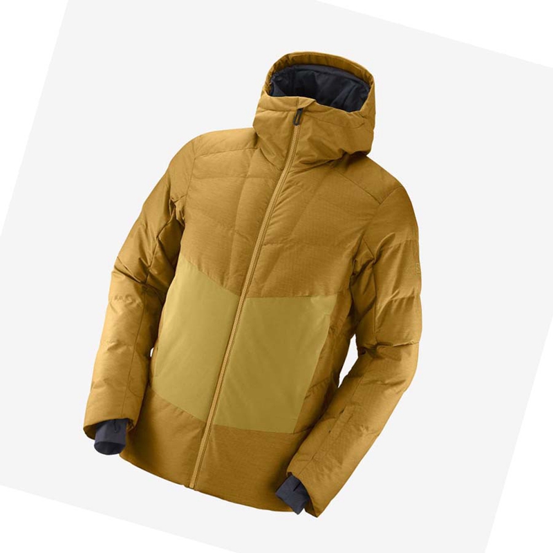 Salomon SNOWSHELTER Síkabátok Férfi Barna | 10689-HCXT
