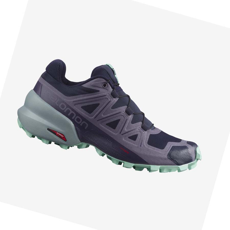 Salomon SPEEDCROSS 5 Trail Futócipő Női Lila | 04635-HUSF