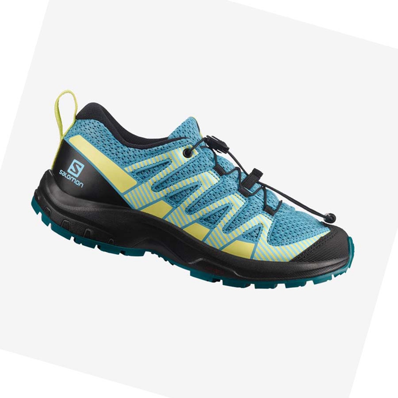 Salomon XA PRO V8 Trail Futócipő Gyerek Kék | 84590-FIZR