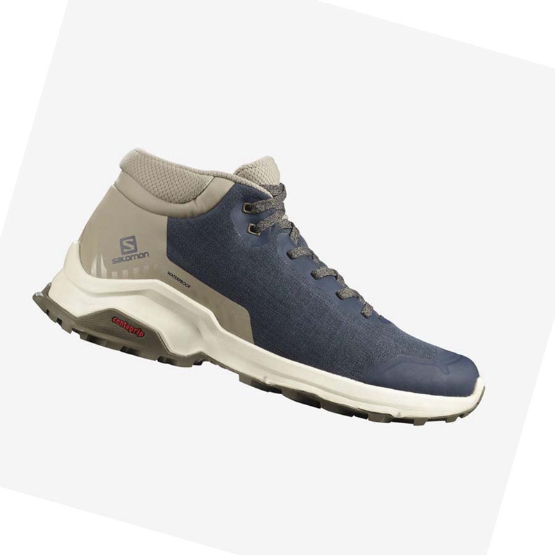 Salomon X REVEAL CHUKKA CLIMASALOMON™ WATERPROOF Téli Csizma Férfi Barna | 38659-MQZH