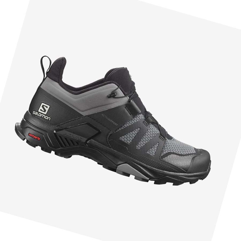 Salomon X ULTRA 4 Túracipő Férfi Szürke Fekete | 15847-UKEG